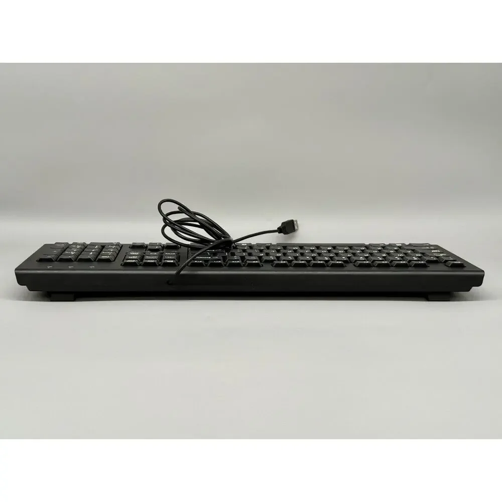 HP Black Computer Keyboard KU-1516 Wired USB Desktop QWERTY Tested